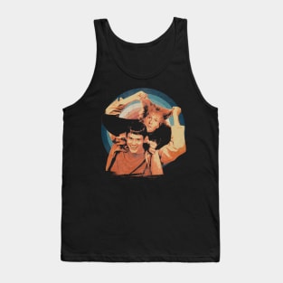 Retro Dumber Graphic Picture Tank Top